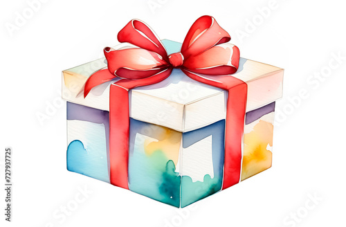 Gift box with bow