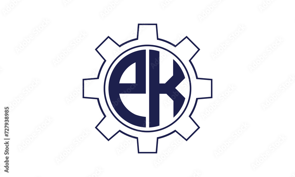 PK initial letter mechanical circle logo design vector template. industrial, engineering, servicing, word mark, letter mark, monogram, construction, business, company, corporate, commercial, geometric PK initial letter mechanical circle logo design vector template. industrial, engineering, servicing, word mark, letter mark, monogram, construction, business, company, corporate, commercial, geometric