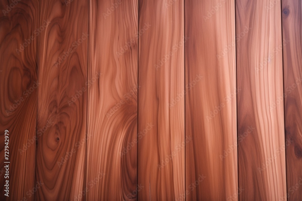 Warm Wooden Texture: Seamless Cedar Plank Background