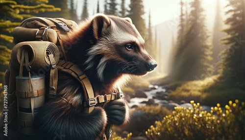 Wolverine s Wilderness Quest  Backpacking Adventure to Seek Untouched Habitats Amidst Fragmented Landscapes