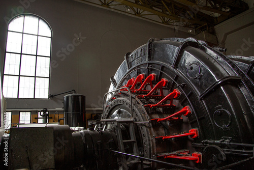 Electric generators at Rujkan power statin, Norway photo