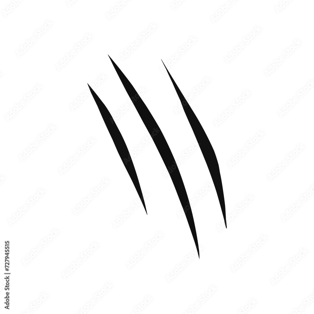 illustration of Claws Scratches