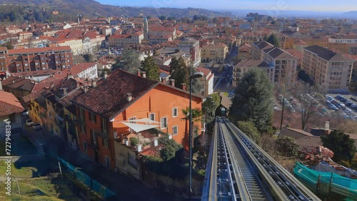città di Biella dall'alto, city of Biella from above 