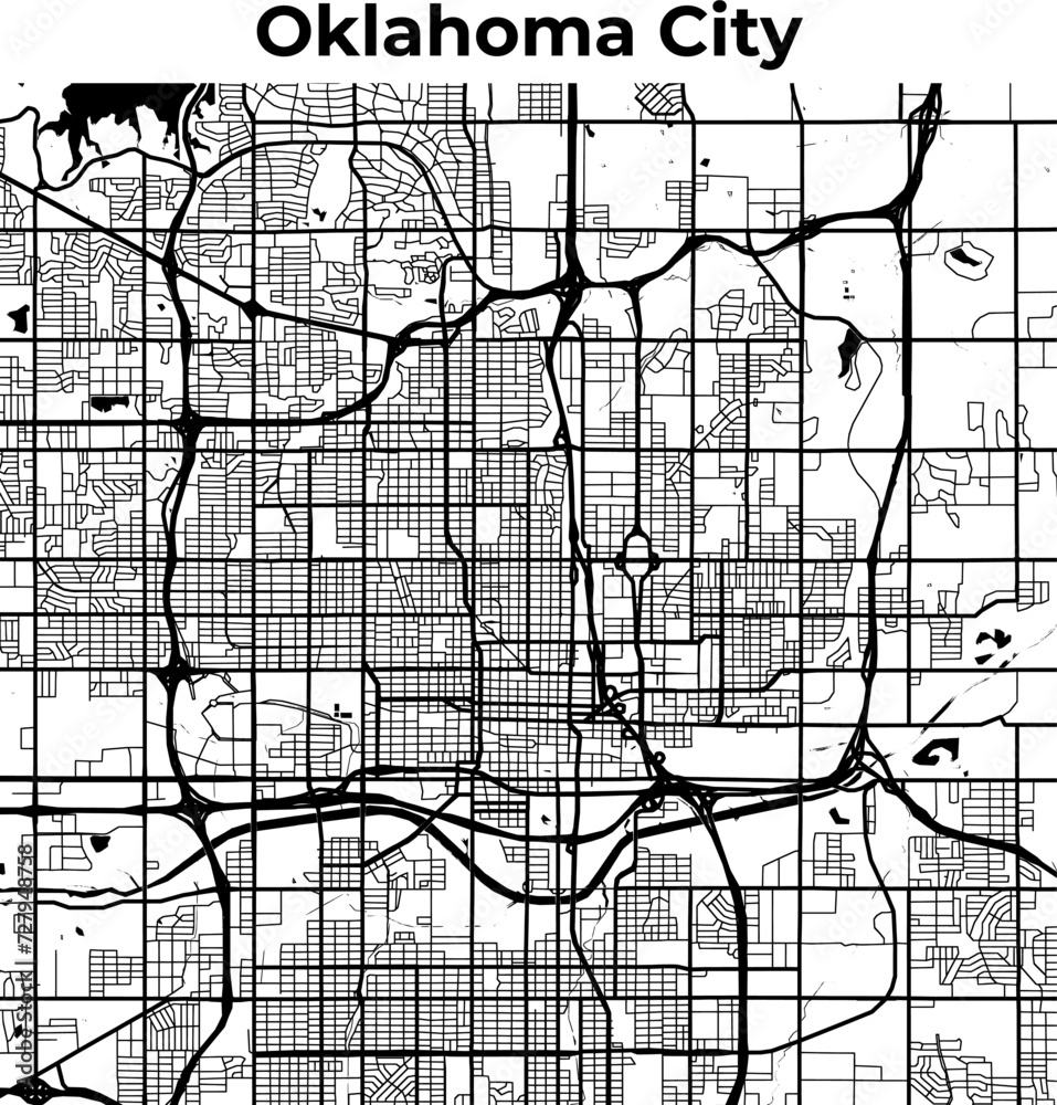 Oklahoma City Map Cartography - 1000 F 727948758 5CwCpdLss8FNUaMRNhch3MWUTgS2Q4mv 