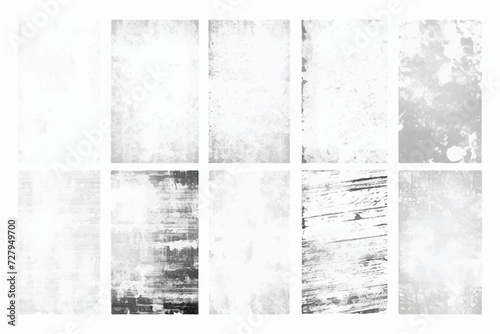 Set of Grunge Abstract Texture. Black and white Grunge Texture. Abstract art. Grunge background set. 