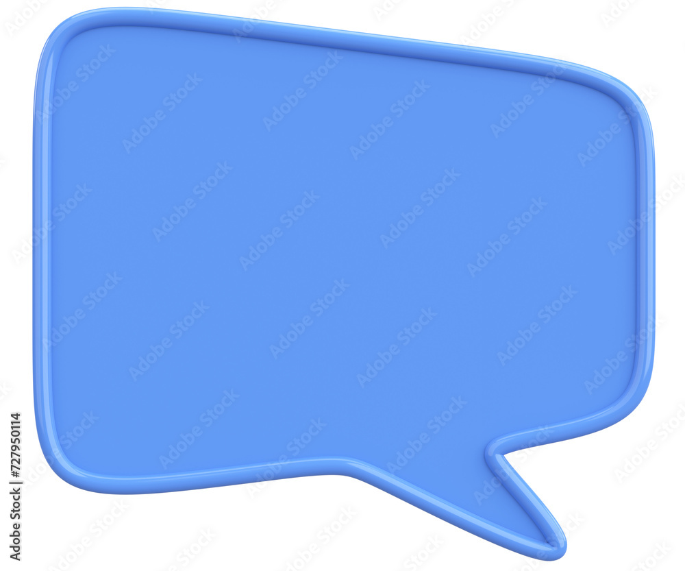 Speech Bubble. Text Box. 3D Illustration. Speech Bubble. Text Box. 3D Illustration.