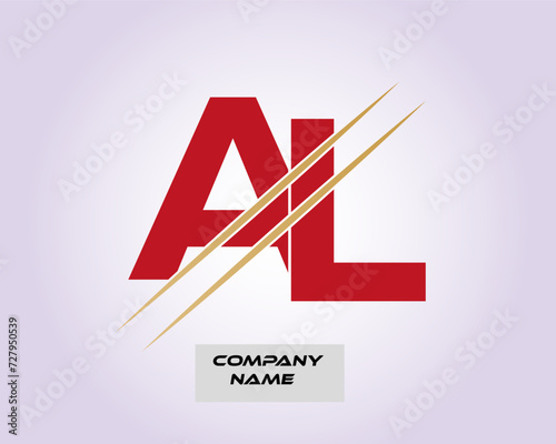 NEW BEST AL creative initial latter logo.AL abstract.AL latter vector Design.AL Monogram logo design .company logo
