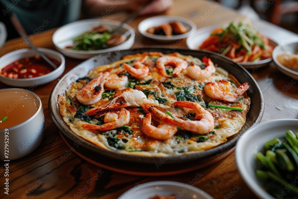 Haemul Pajeon: A Scrumptious Korean Seafood Pancake with Savory Delights. Asian Gastronomy
Haemul Pajeon: A Scrumptious Korean Seafood Pancake with Savory Delights. Asian Gastronomy