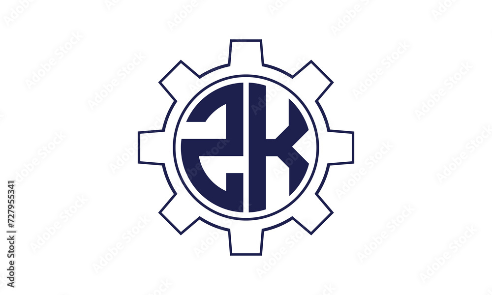 ZK initial letter mechanical circle logo design vector template. industrial, engineering, servicing, word mark, letter mark, monogram, construction, business, company, corporate, commercial, geometric ZK initial letter mechanical circle logo design vector template. industrial, engineering, servicing, word mark, letter mark, monogram, construction, business, company, corporate, commercial, geometric