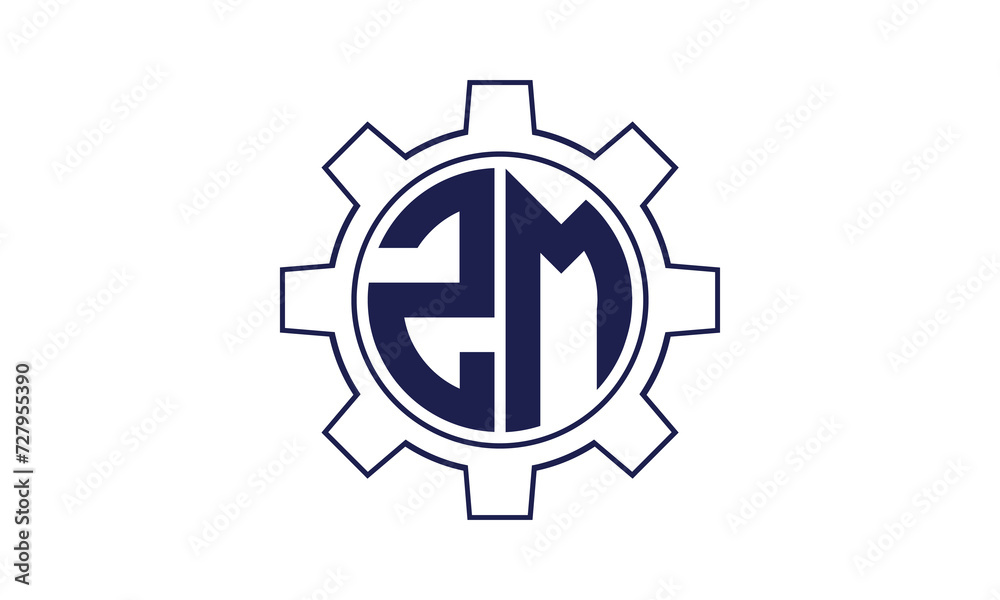 ZM initial letter mechanical circle logo design vector template. industrial, engineering, servicing, word mark, letter mark, monogram, construction, business, company, corporate, commercial, geometric ZM initial letter mechanical circle logo design vector template. industrial, engineering, servicing, word mark, letter mark, monogram, construction, business, company, corporate, commercial, geometric