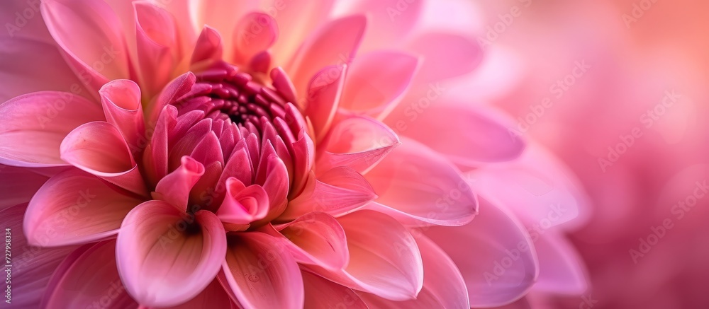 Exquisite Closeup of Beautiful Pink Flower - A Stunning Display of the Beautiful Pink Flower in Closeup