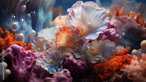 Ocean Teeming With Abundant Fish. Generative AI photo