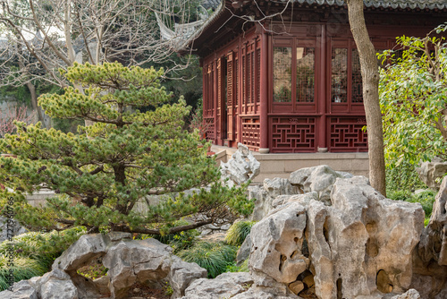 Photography Traditional pavilions in Yu Gardens, Shanghai, China