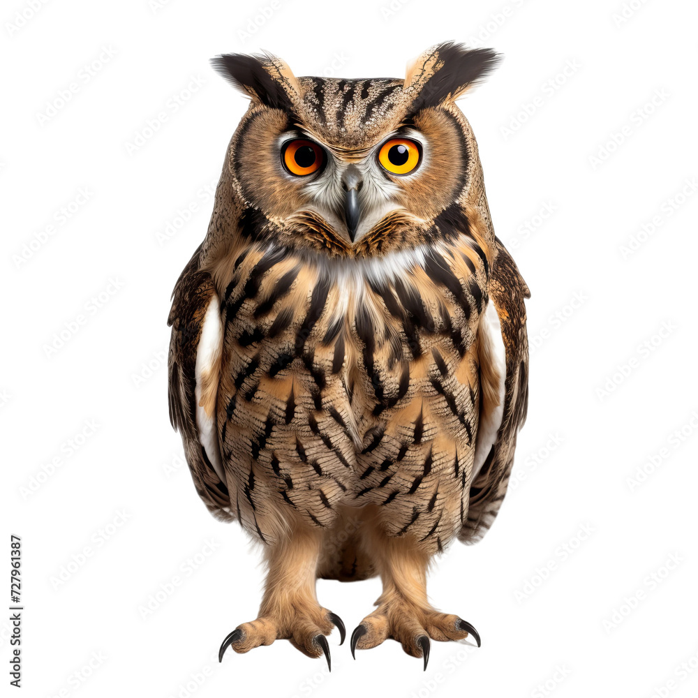 Naklejka premium owl isolated on white background