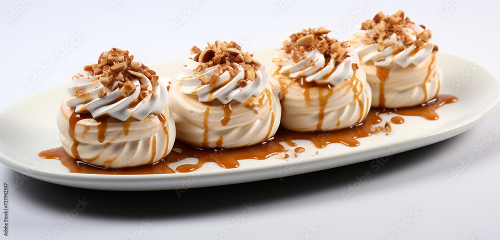 cake with cream and chocolate cake with cream and chocolate