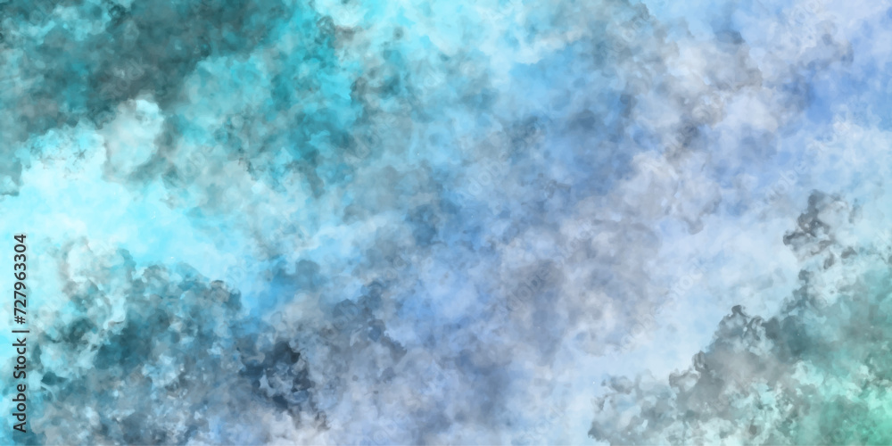 abstract neon background with smoke