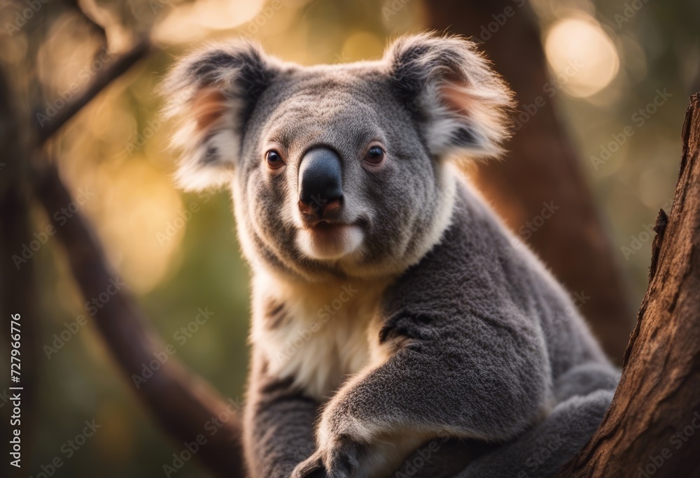 Fototapeta premium koala in tree