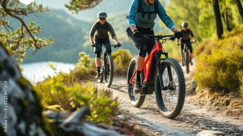 Celebrating National E-Bike Day with a variety of e-bike styles and outdoor adventures.