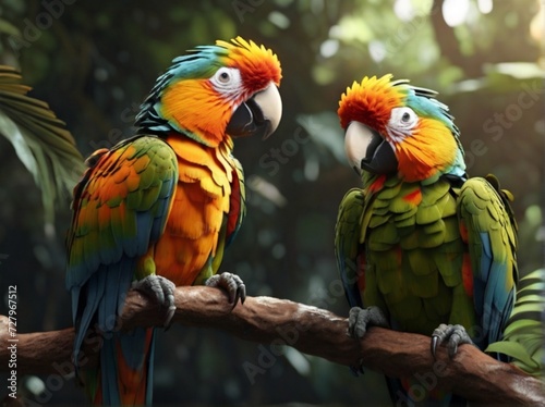 blue and yellow macaw © Muhammad Zubair 