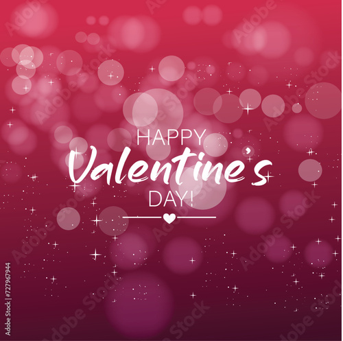 Happy Valentien's Day color background with abstract lighting design  photo
