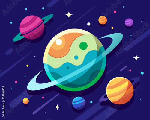 space galaxy planet universe cosmos world vector future  stars eternity