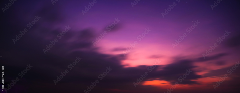 Fototapeta premium sunset in the sky