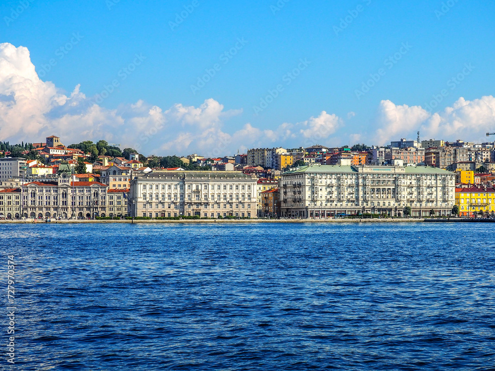 Town and River View with Cityscape, Architecture, Bridge, Skyline, and Tower in Europe, featuring 