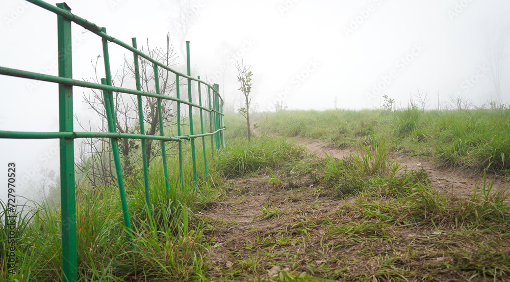 Obraz premium fence in the field
