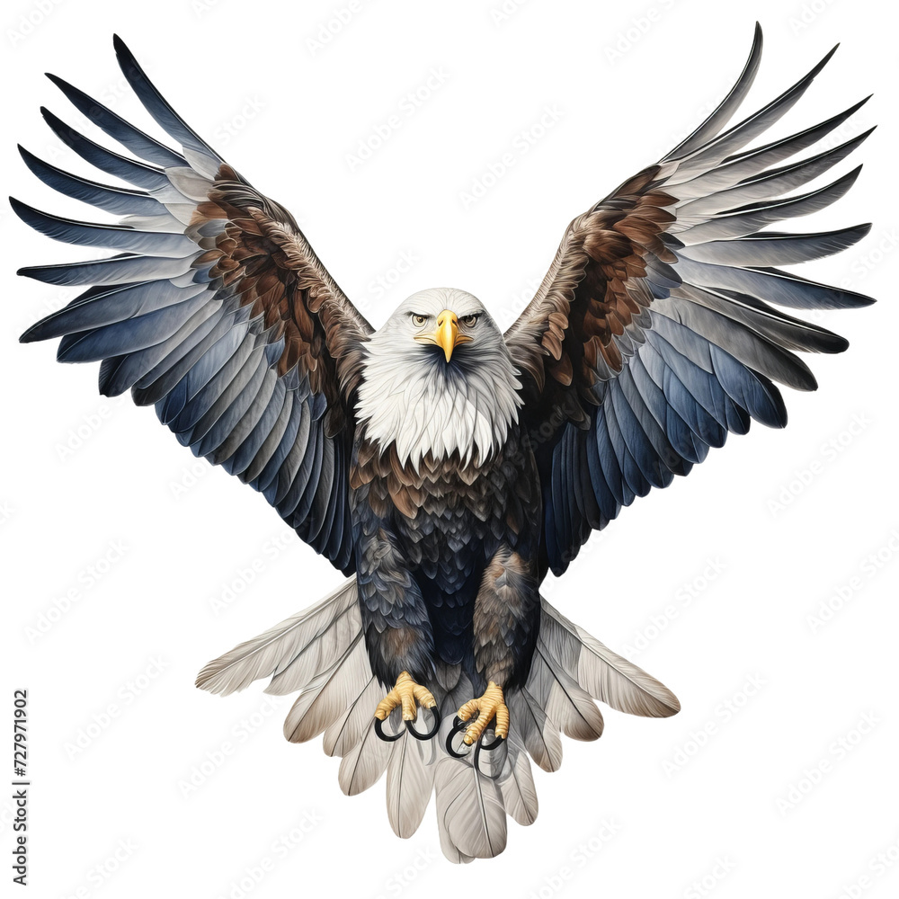 Obraz premium bald eagle in flight