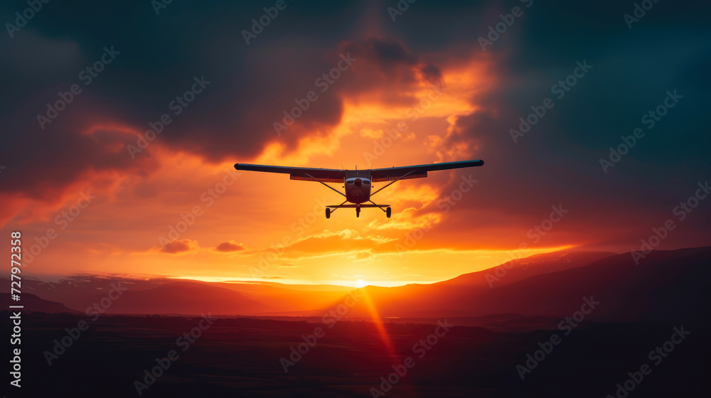 Celestial Canopy: High-Flying Dawn Spectacle Celestial Canopy: High-Flying Dawn Spectacle
