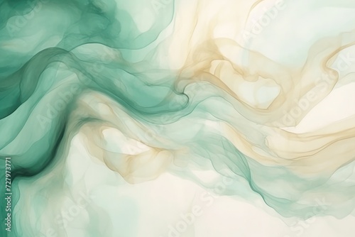 Background for Cards. Sea color and Azure Pigment. Ocean Waves Liquid. Contrast Ink Smudges. Aquamarine Splatter Alcohol ink. Alcohol Ink Drops. Clouds Macro.