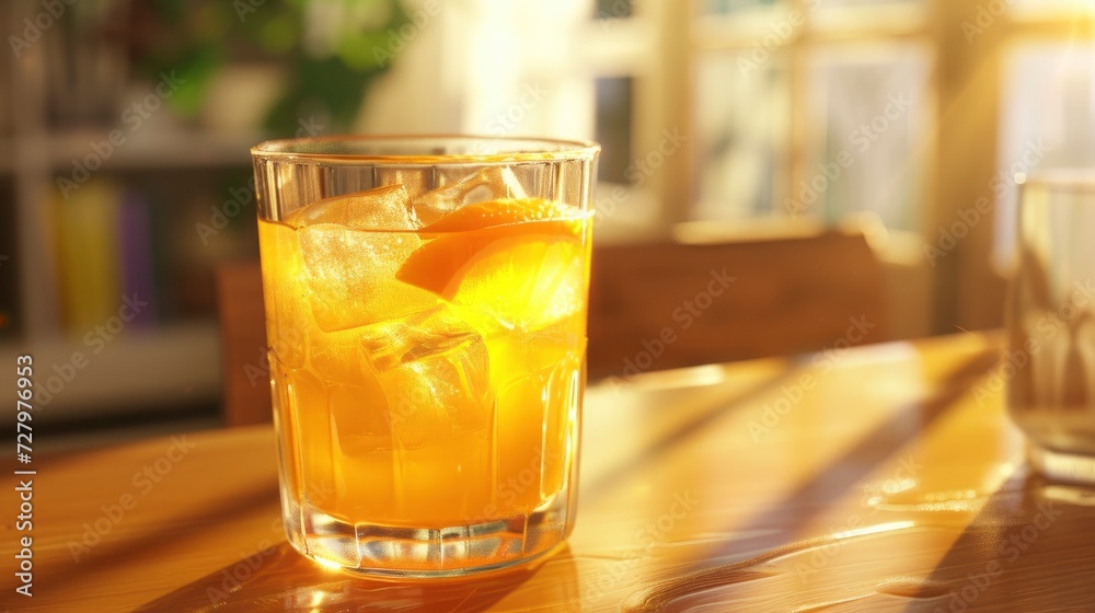 Savor the Invigorating Burst of Freshly Squeezed Orange Juice Savor the Invigorating Burst of Freshly Squeezed Orange Juice