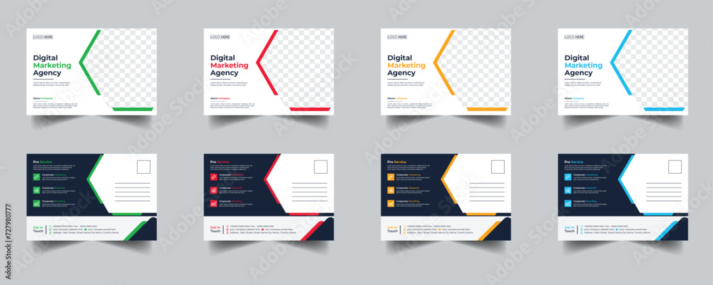 Modern Creative Corporate Post Card Template, Vector Template for Opening Invitation Editable, Professional Business Postcard Design, Event Card Design, Invitation Design, Direct Mail EDDM Template Modern Creative Corporate Post Card Template, Vector Template for Opening Invitation Editable, Professional Business Postcard Design, Event Card Design, Invitation Design, Direct Mail EDDM Template