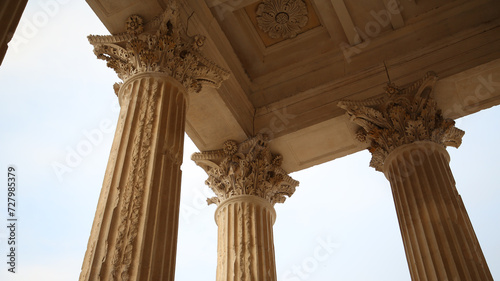 Maison Carrée o La Casa Cuadrada., Nimes, Francia photo