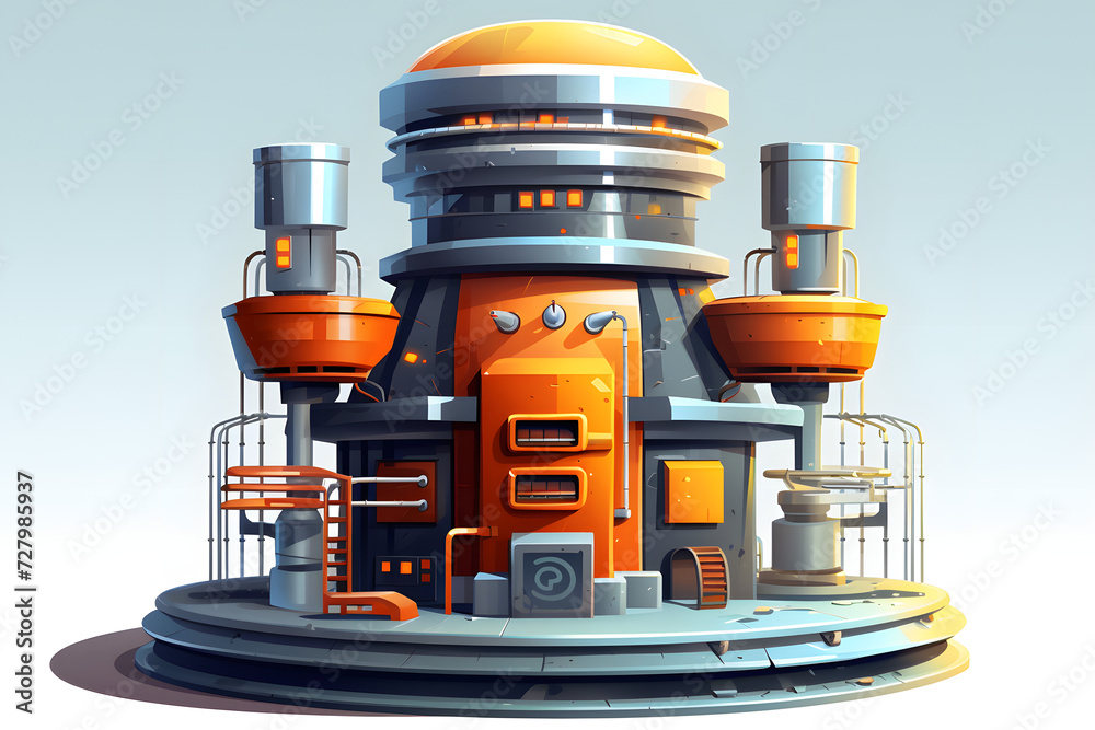 Cartoon factory, work factory, machinery, factory machne, big factory Cartoon factory, work factory, machinery, factory machne, big factory
