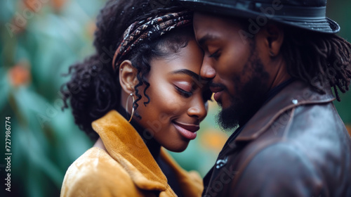 Beyond Words: Capturing the Joy of Love on Valentine's Day Featuring An African-American Couple © Ananncee Media