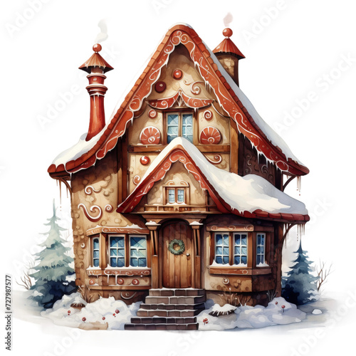 gingerbread house in winter © Buse
