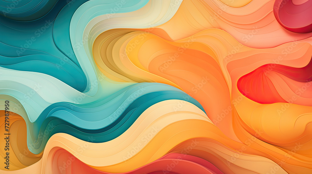 Appealing background with abstract shapes gently morphing and transforming, a serene and dynamic visual experience Ai Generative Appealing background with abstract shapes gently morphing and transforming, a serene and dynamic visual experience Ai Generative