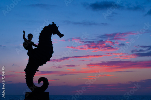 Photos caballito de mar, en el malecon de puerto vallarta
