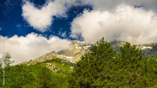 Mountain landscape of Corsica Island