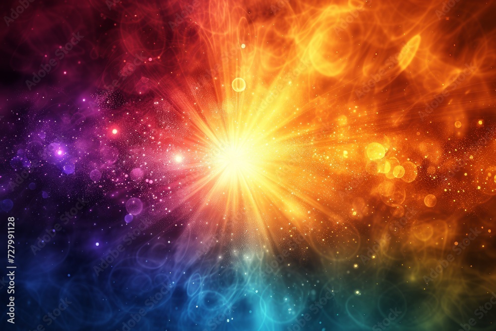 A highly abstract image of a colorfull energetic energy magnetosphere A highly abstract image of a colorfull energetic energy magnetosphere