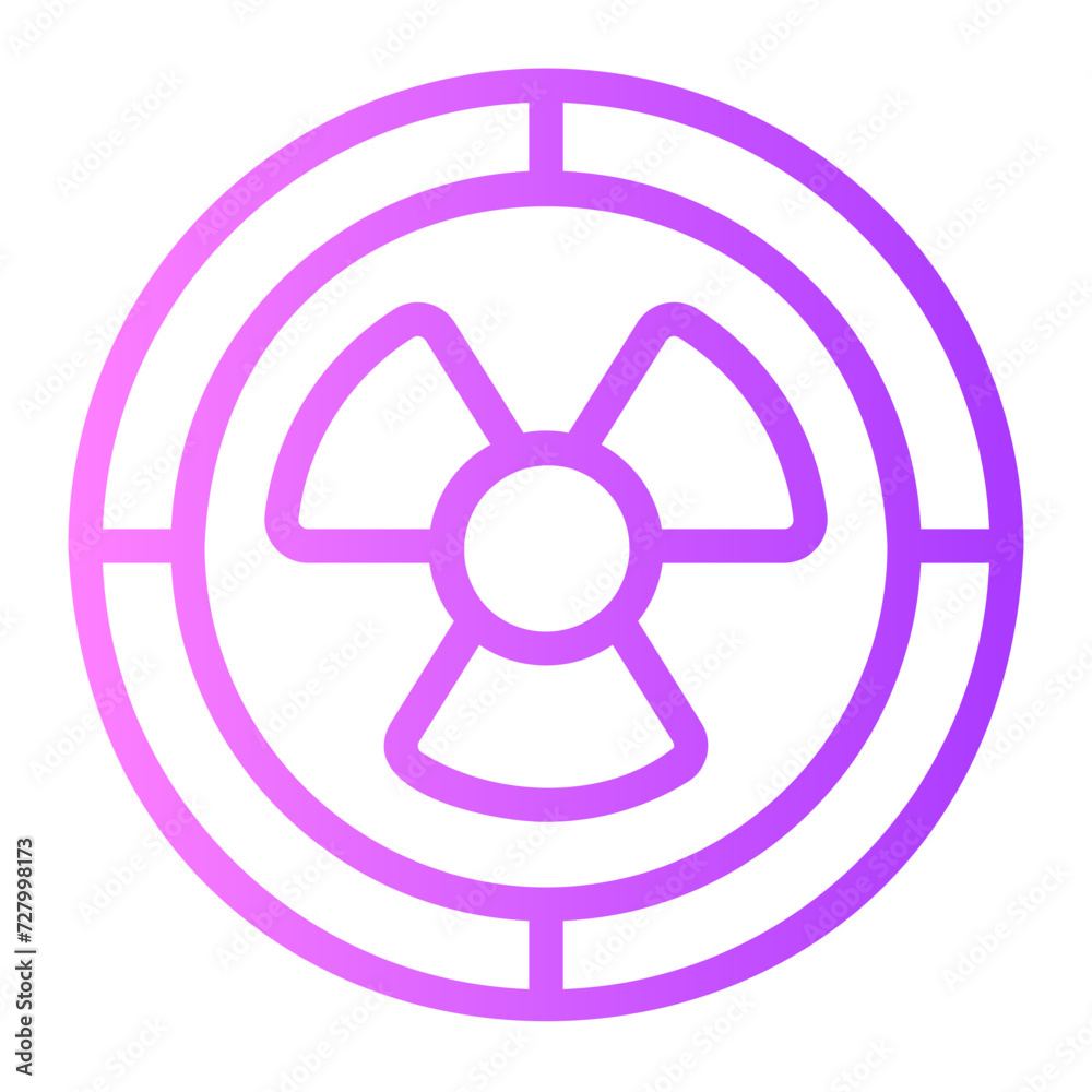 nuclear gradient icon nuclear gradient icon