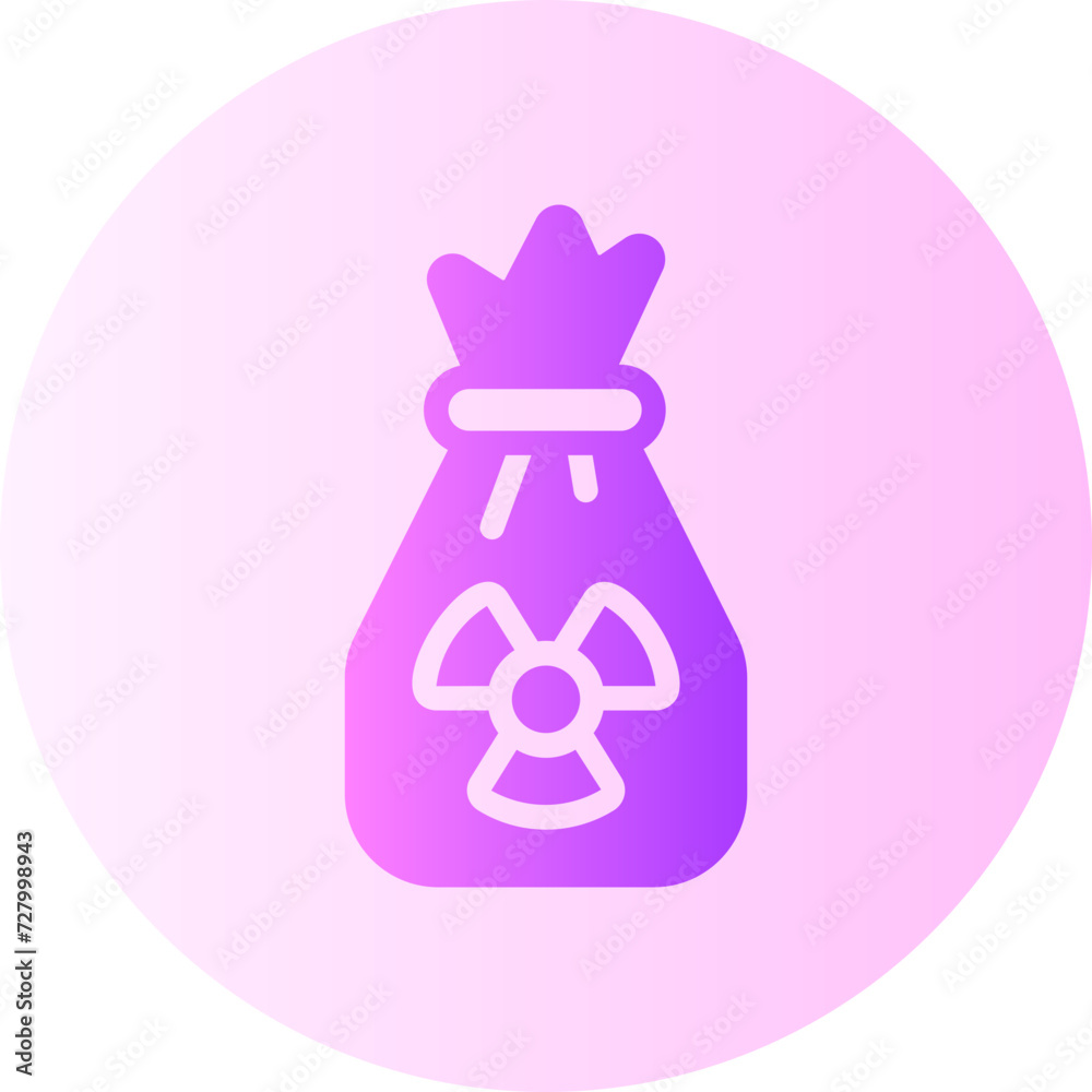 nuclear gradient icon nuclear gradient icon