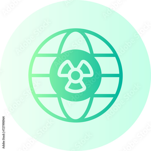 radioactive gradient icon