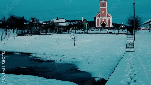 landscape in the snow