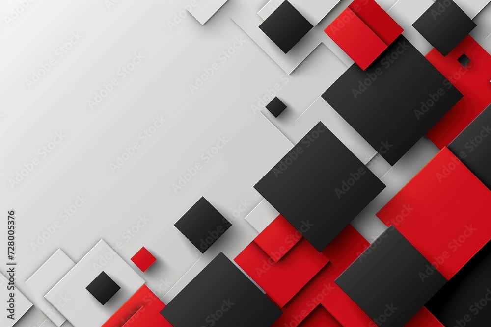 Dynamic Business Elegance: Elevate your workspace with a dynamic black and red business background wallpaper, combining sophistication with a vibrant edge poster web banner
