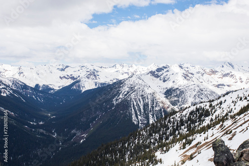 Summer landscape in Glacier National Park, British Columbia, Canada