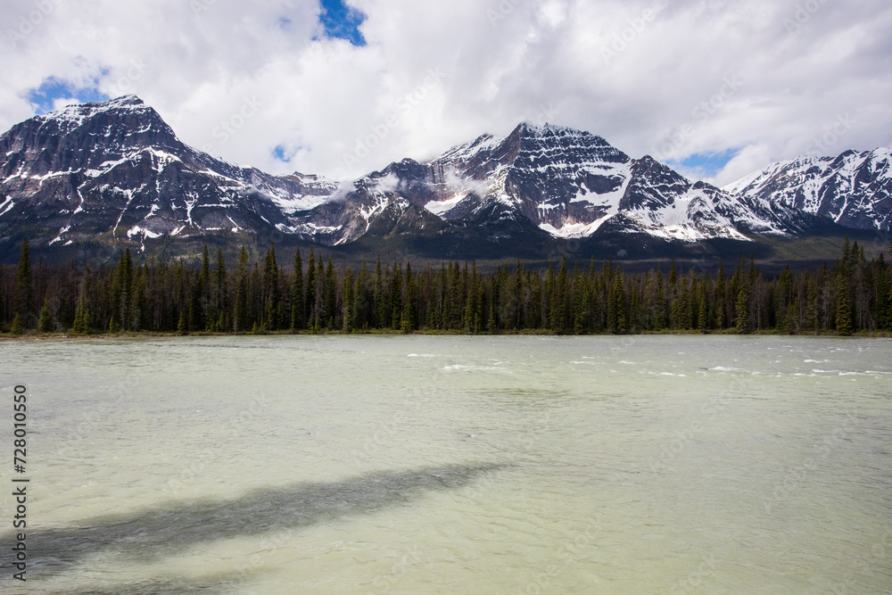 Summer landscape in Jasper National Park, Canada Summer landscape in Jasper National Park, Canada
