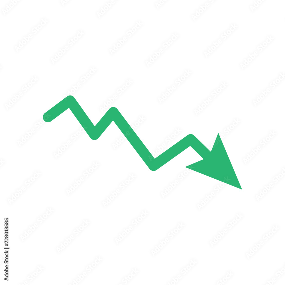 Red 3d arrow going down stock icon on white background. Bankruptcy, financial market crash icon for your web site design, logo, app, UI. graph chart downtrend symbol.chart going down sign. Red 3d arrow going down stock icon on white background. Bankruptcy, financial market crash icon for your web site design, logo, app, UI. graph chart downtrend symbol.chart going down sign.