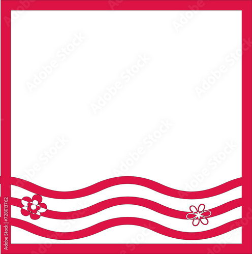 red and white background